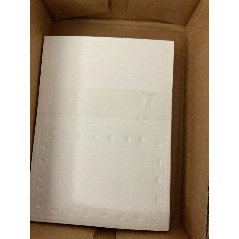 Box of Embossed Thank You Cards